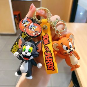 Tom and Jerry PVC Pendant Key Ring