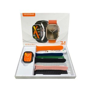 Keqiwear KW28 Ultra 3 BT Calling Smart Watch with 7 Straps
