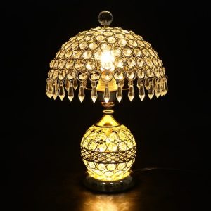 Luxury Crystal Decorative Table Lamp – Premium LED Night Light